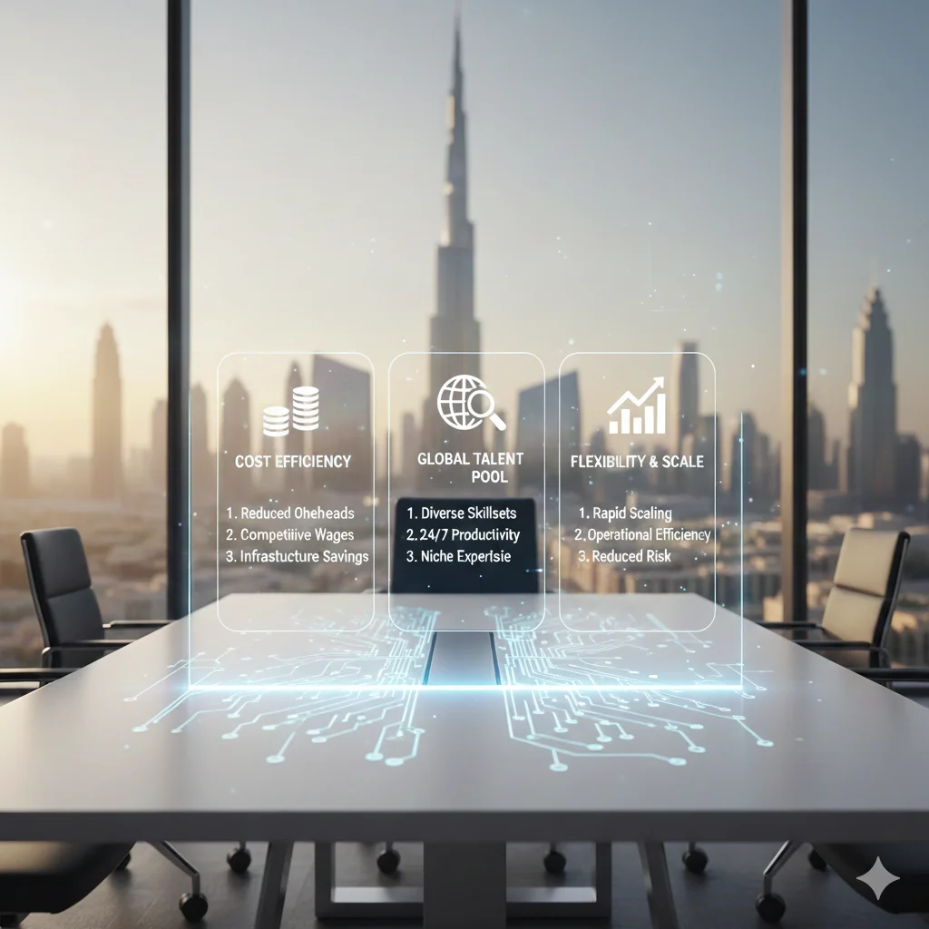 Why Offshore Staffing Makes Sense for UAE Businesses | Daxin Global UAE