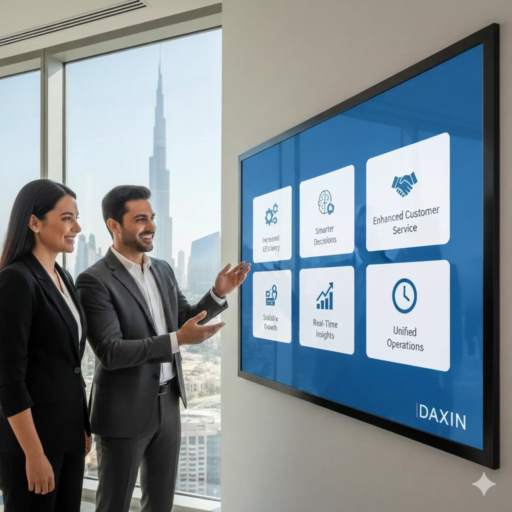 Benefits of Microsoft Dynamics 365 | Daxin Global UAE