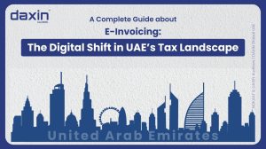 E-Invoicing: The Digital Shift in UAE’s Tax Landscape — text-based blog image.