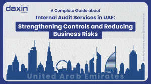 Internal Audit Services in UAE: Strengthening Controls and Reducing Business Risks — text-based blog image.