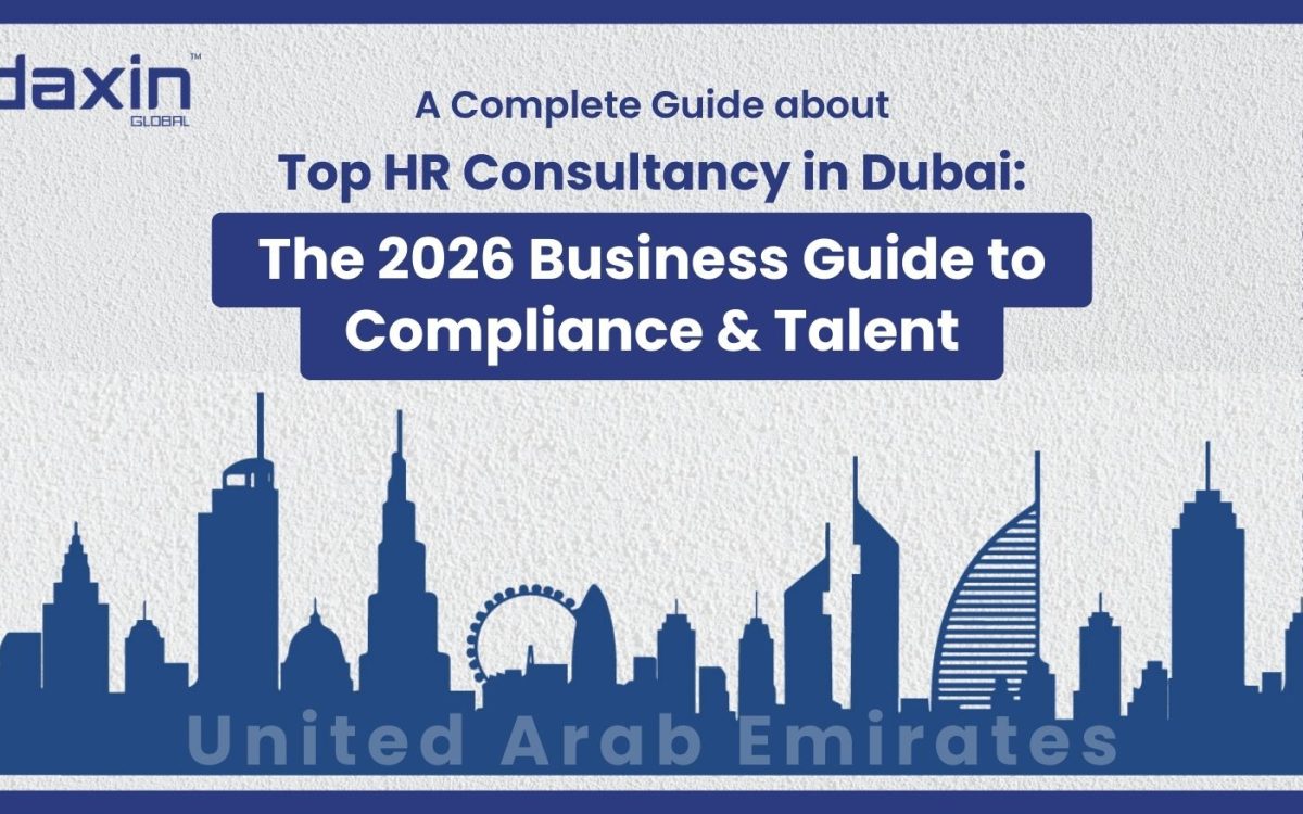Top HR Consultancy in Dubai: The 2026 Business Guide to Compliance & Talent — text-based blog image.