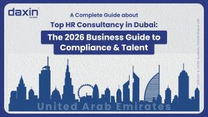 Top HR Consultancy in Dubai: The 2026 Business Guide to Compliance & Talent — text-based blog image.