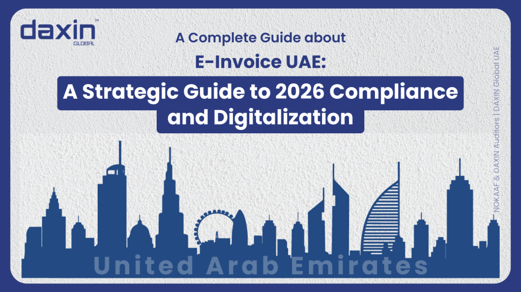 E-Invoice UAE: A Strategic Guide to 2026 Compliance and Digitalization — professionals reviewing digital invoices and compliance dashboards.