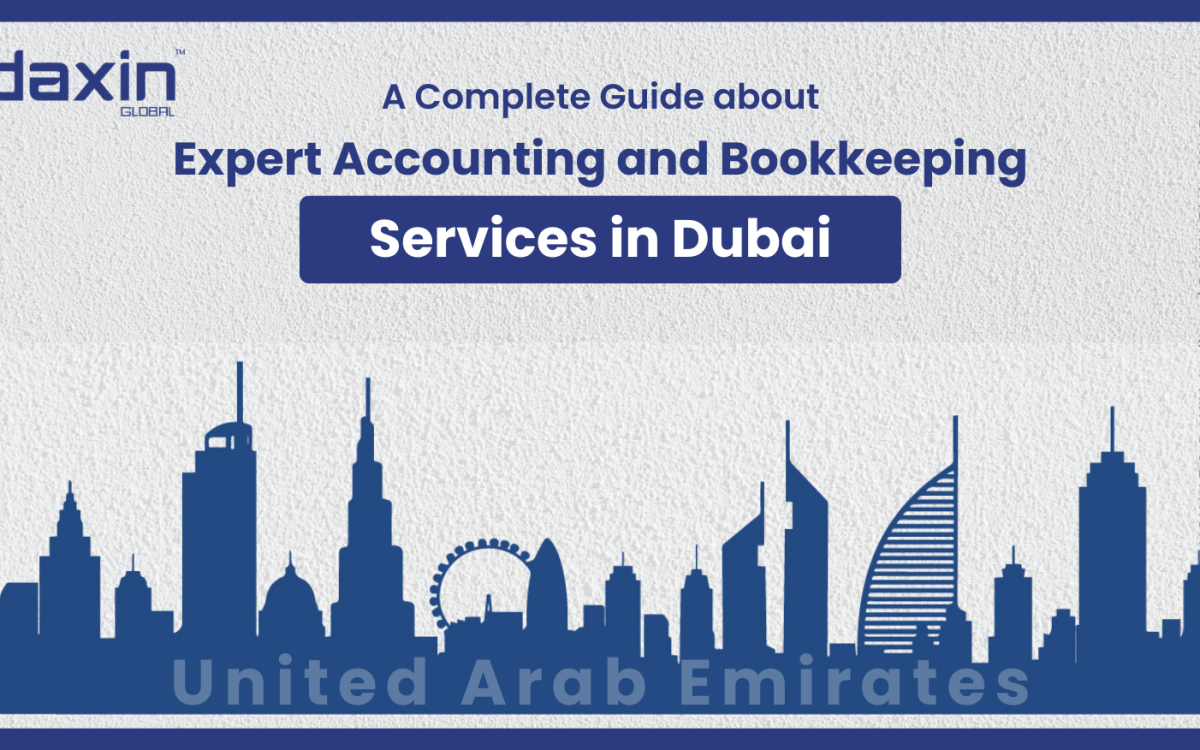 Expert Accounting and Bookkeeping Services in Dubai — business professionals reviewing financial reports and accounting records.