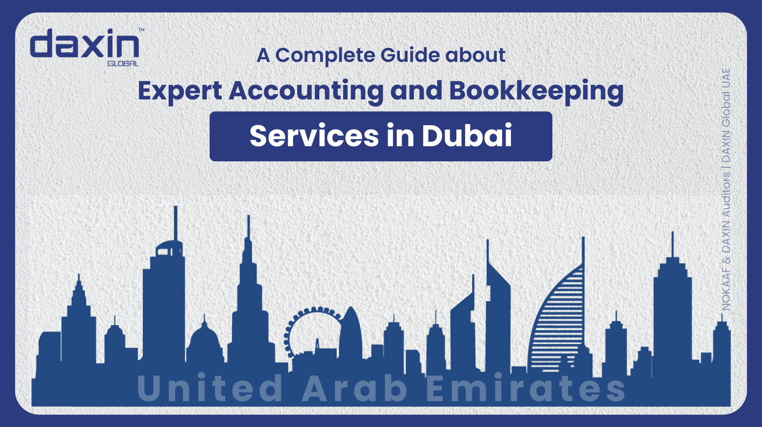 Expert Accounting and Bookkeeping Services in Dubai — business professionals reviewing financial reports and accounting records.