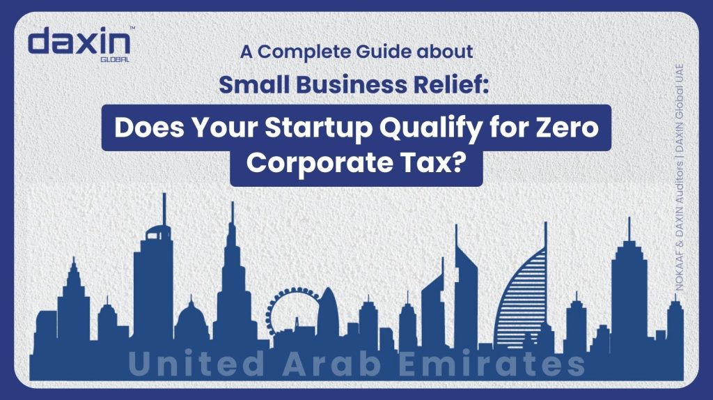 Small Business Relief: Does Your Startup Qualify for Zero Corporate Tax? — text-based blog header image.